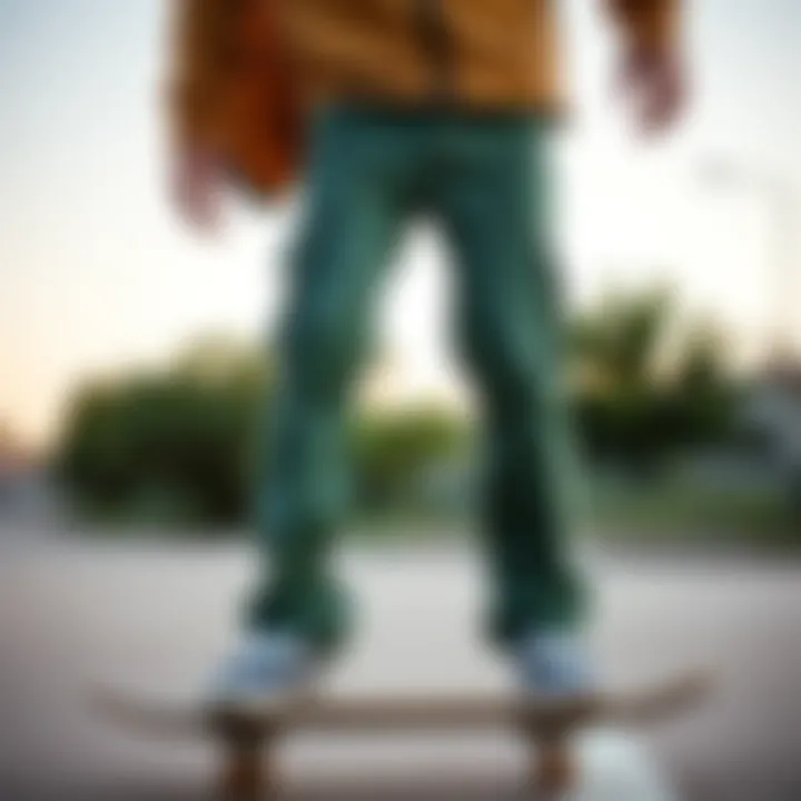 Magnificent The Multifaceted Appeal of Green Cargo Jeans in Skate Culture