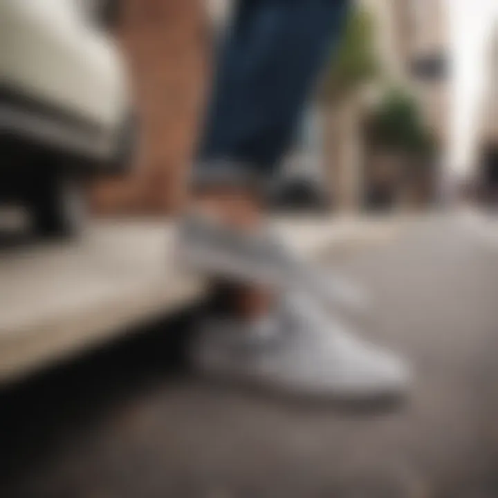 Group of skateboarders wearing Vans Checker Slides