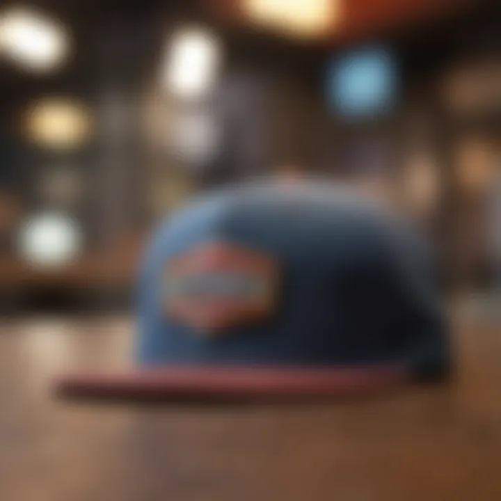 A vintage snapback hat reflecting the evolution of fashion trends