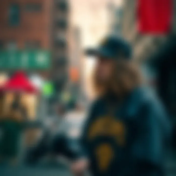 Bored Ape Yacht Club shirt showcased in a vibrant urban setting