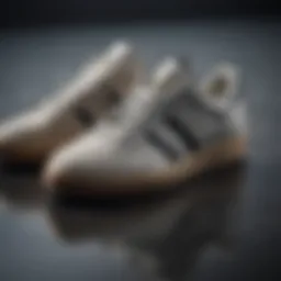 A selection of adidas footwear showcasing various styles and designs.