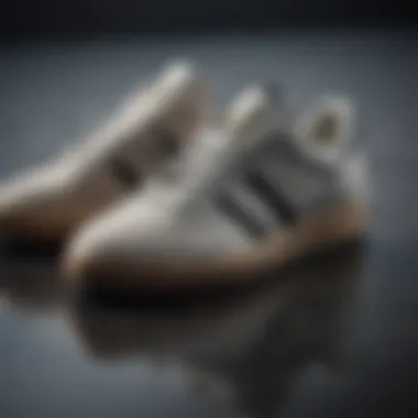 A selection of adidas footwear showcasing various styles and designs.