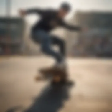 Impact of Social Media on Skate Imagery Illustration of social media's role in skateboarding imagery