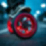 Heelys size 6 showcasing the unique wheel design