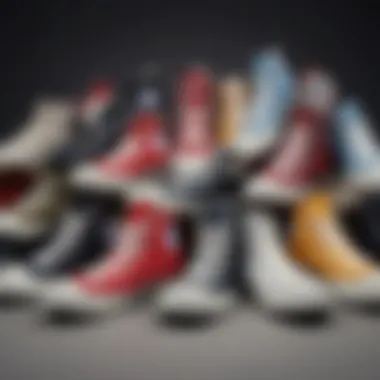 Diverse Styles of Chuck Taylors Variety of Converse Chuck Taylor styles displayed