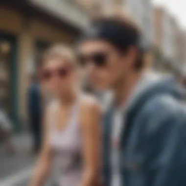 Fashion Forward: Wayfarers in Skate Culture Group of skateboarders showcasing diverse fashion with Wayfarer sunglasses