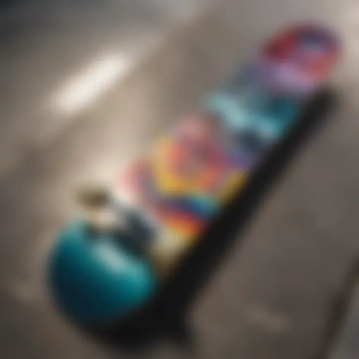 Element skateboard deck showcasing vibrant graphics