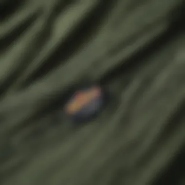 Close-up of high-quality fabric used in cargo pants