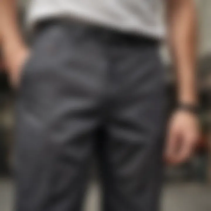 Durable fabric of Dickies work pants