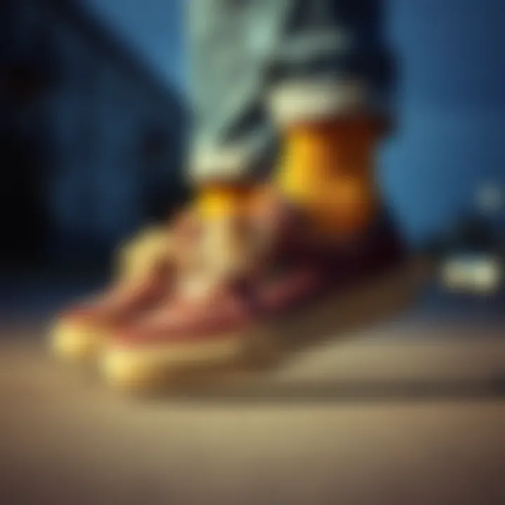 Historical evolution of skate shoes in skate culture