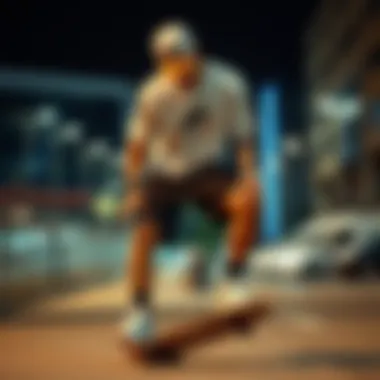 Stylish presentation of Nike Tech Sweat Shorts in an urban setting