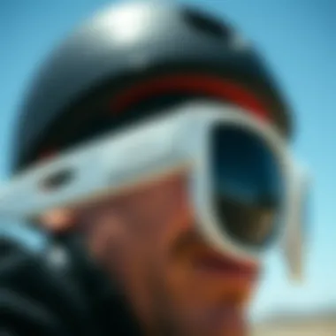 Close-up of the Oakley Holbrook XL White frame showcasing its design