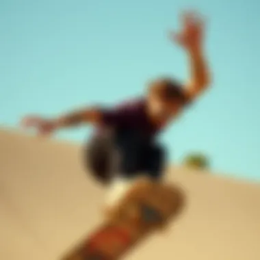 Skater wearing Oakley Holbrook XL White sunglasses while performing tricks