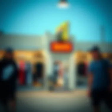 A local boutique specializing in skate-inspired apparel and accessories