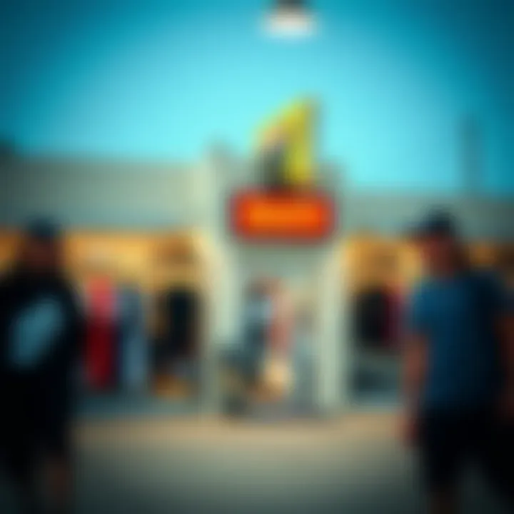 A local boutique specializing in skate-inspired apparel and accessories