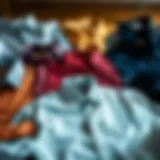 Elegant array of premium shirts showcasing various fabrics and colors