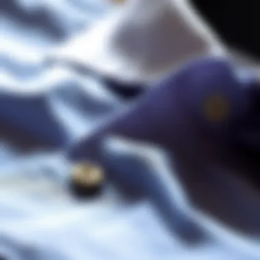 Close-up of luxurious fabric textures used in high-end shirts