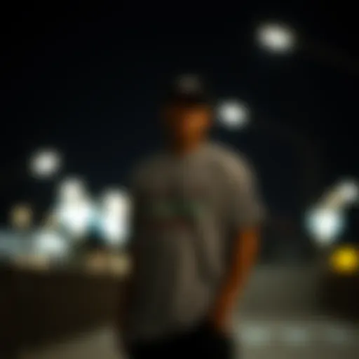 Stylish RVCA t-shirt showcasing unique graphic design