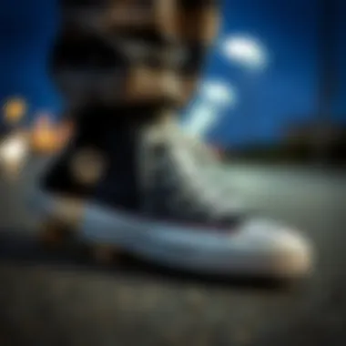 Exploring the Allure of Black and Blue Converse in Skate Culture Summary