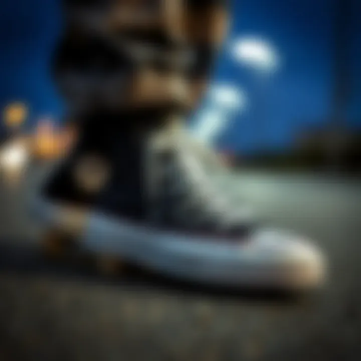 Exploring the Allure of Black and Blue Converse in Skate Culture Summary