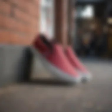 Vans Slip-On in the Heart of Skate Culture Vans Slip-On sneakers styled in an urban skate setting