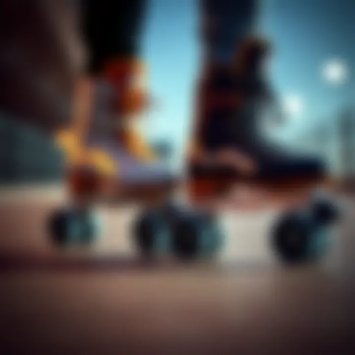 Comparison of orbit wheel skates and traditional roller skates