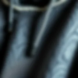 Close-up of Jerga hoodie fabric detail showcasing unique textures