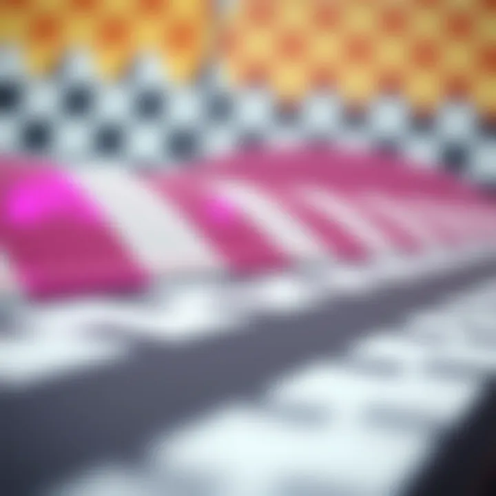 A historical timeline graphic illustrating the evolution of checkerboard patterns in skate culture