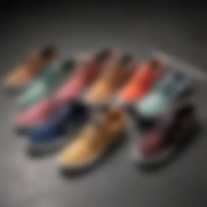 Different color variations of Janoski shoes displayed together.