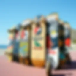 A collage of iconic skateboards showcasing Lowcard aesthetic