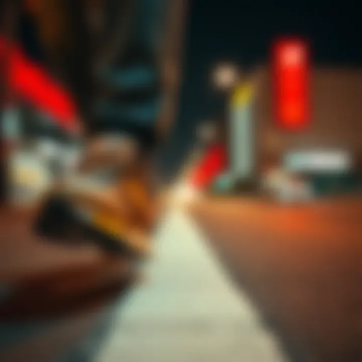 An artistic representation of New Balance’s design philosophy, incorporating elements from sports and lifestyle.