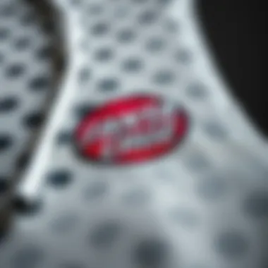 A close-up of the fabric and stitching details of the Santa Cruz Classic Dot Hoodie.