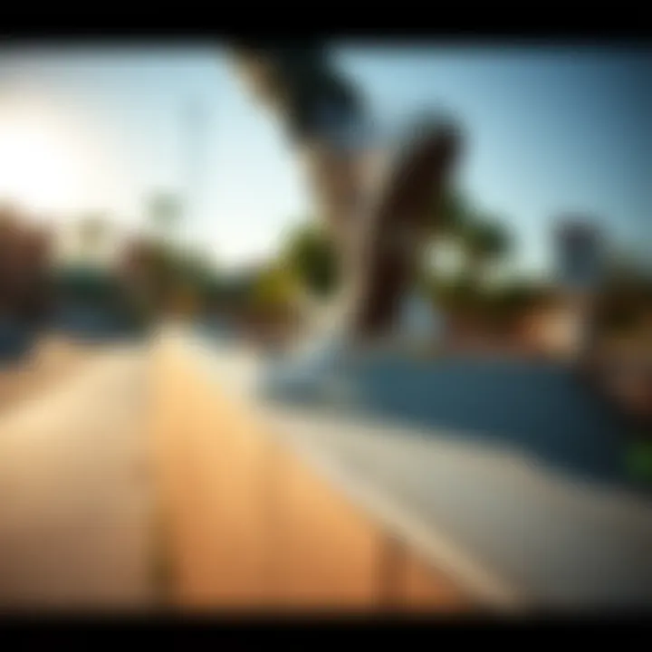 Elevating Tricks: The Performance of Hi Lugged Converse Skater performing tricks while wearing Hi Lugged Converse