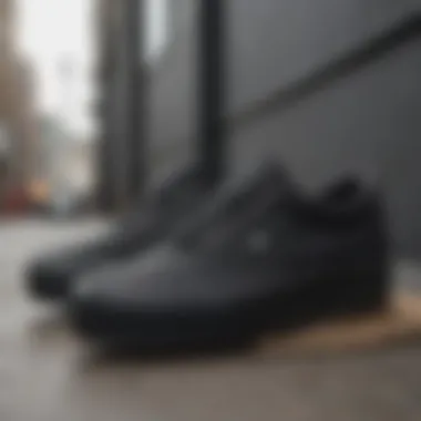 Customization Options for Black Platform Vans An array of customized black platform vans with various designs