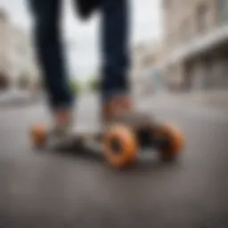 Sleek design of a high-performance electric skateboard