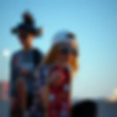 Skate and surf wear reflecting individual style and personality