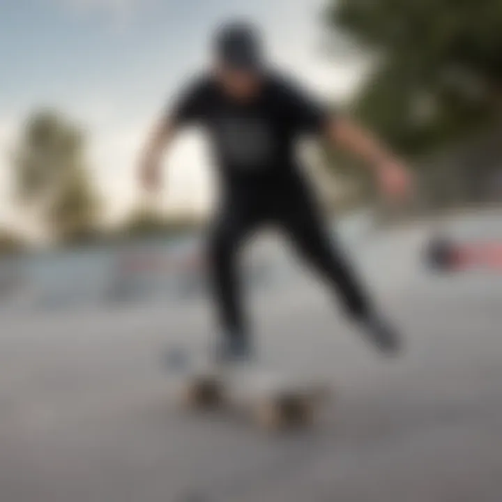 Contemporary skaters wearing Vans at a skate park