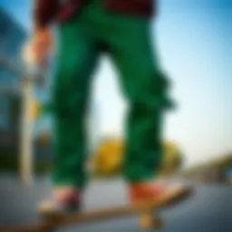 The Multifaceted Appeal of Green Cargo Jeans in Skate Culture Introduction