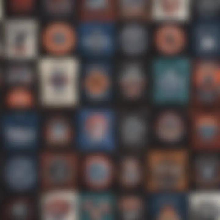 A collection of various skateboarding shirts with different logos representing diverse communities