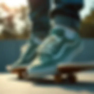 Notable The Sophistication of Sage Green Vans in Skate Culture