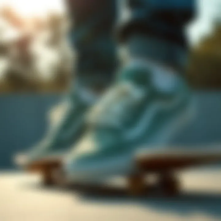 Notable The Sophistication of Sage Green Vans in Skate Culture