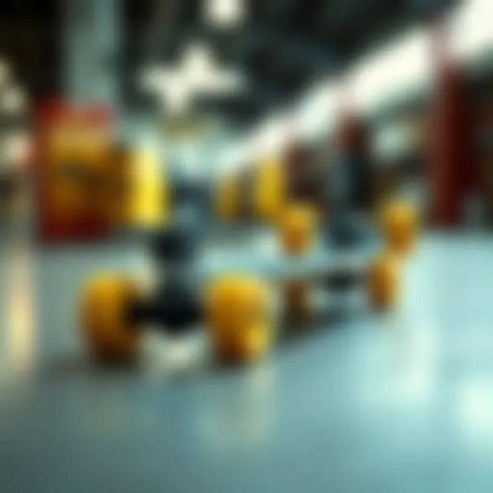 Detailed diagram of longboard truck spacers