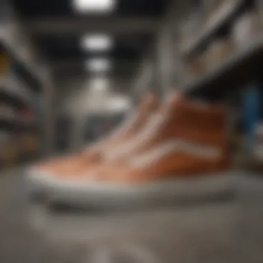 Innovative Materials in Vans Ultrajust EXO MTE Innovative materials used in Vans Ultrajust EXO MTE shoes displayed alongside their features.