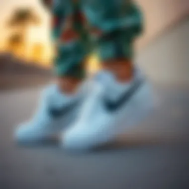 Integration of Sneakers into Contemporary Fashion Nike shoes paired with fashionable streetwear attire